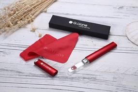 img 2 attached to G.Liane Professional Nail File Kit W/ Austria Crystals - Manicure & Pedicure For Natural, Acrylic & Gel Nails (Red Handbag)