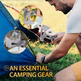 img 2 attached to 14-In-1 Multitool Camping Accessory Gift Set - Perfect Christmas Stocking Stuffers For Men And Women!