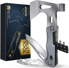 img 4 attached to 14-In-1 Multitool Camping Accessory Gift Set - Perfect Christmas Stocking Stuffers For Men And Women!