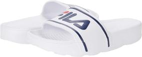 img 1 attached to Fila Sleek Slide Toddler Little Boys' Shoes : Sandals