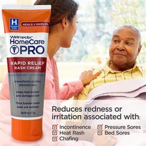 img 1 attached to Welmedix HomeCare PRO Rapid Relief Adult Diaper Rash Cream - Thick, Moisturizing Barrier Cream With Zinc Oxide For Incontinence, Healing & Skin Care - 4Oz Tube