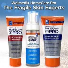img 2 attached to Welmedix HomeCare PRO Rapid Relief Adult Diaper Rash Cream - Thick, Moisturizing Barrier Cream With Zinc Oxide For Incontinence, Healing & Skin Care - 4Oz Tube