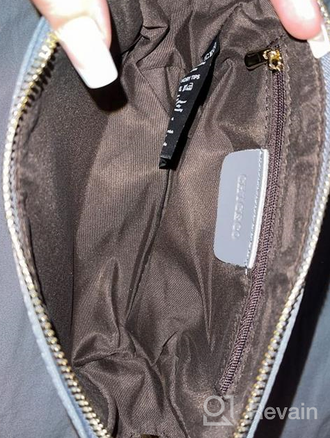 img 1 attached to Grey CHICECO Cosmetic Pouch Clutch - Handy Makeup Bag For On-The-Go Glamour! review by Nick Childs