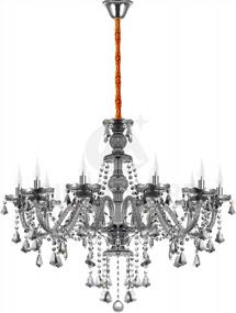 img 2 attached to Ridgeyard Crystal Chandelier - 10 Elegant Lights For A Luxury Living Room