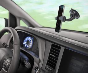 img 1 attached to Ventev Car Mount: Low Profile, 360° 📱 Rotation & Multi-Angle Viewing - iPhone, Samsung, LG Compatible