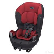 🚗 evenflo sonus 65 convertible car seat: rocco red - safety and style combined logo