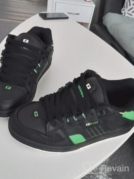 img 1 attached to Globe Sabre Trainers: Stylish Black Green Shoes for a Trendy Look! review by Ryan Selpasoria