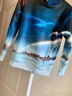 img 1 attached to 🚀 Stylish Boys' Fashion Hoodies & Sweatshirts: SAYM Galaxy Print Pullover Hoodies review by Brad Bryant