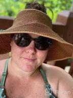 img 1 attached to Stay Stylish And Sun-Protected With Our Women'S Foldable Straw Hats For The Beach, Adjustable And Packable With A Wide Brim Cap! review by Matt Watkins