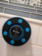 img 1 attached to Waterproof Bluetooth Shower Speaker - MuGo IPX7, Suction Cup, Wireless Portable Speaker with Mic, 8H Playtime, Stereo Sound for Bathroom, FM Radio, Light Show review by Keith Barra