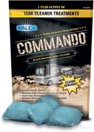 💧 walex commando rv black tank cleaner drop-ins, ocean mist scent, 4-pack (1 year supply) логотип