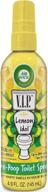 🚽 air wick v.i.p. pre-poop toilet spray - essential oil, lemon idol scent, up to 268 uses, 4.9 oz. - perfect for holiday gifting, white elephant exchanges, and stocking stuffers логотип