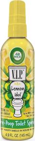 img 4 attached to 🚽 Air Wick V.I.P. Pre-Poop Toilet Spray - Essential Oil, Lemon Idol Scent, up to 268 uses, 4.9 oz. - Perfect for Holiday Gifting, White Elephant Exchanges, and Stocking Stuffers