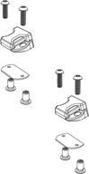 🔧 top side buckle ends - bakflip - service kit with hardware (set of 2) logo