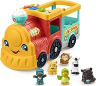 🚂 fisher-price little people animal train toy with lights, music and smart stages learning content - includes 6 toy figures logo