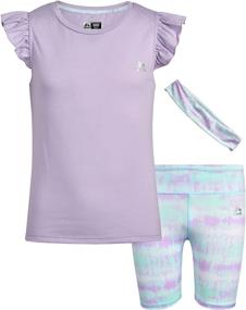 img 4 attached to 🏃 Enhance Your Active Lifestyle with RBX Girls Performance Activewear Set