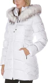 img 1 attached to Laundry Shelli Segal Hooded Quilted Women's Clothing ~ Coats, Jackets & Vests