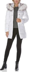 img 4 attached to Laundry Shelli Segal Hooded Quilted Women's Clothing ~ Coats, Jackets & Vests