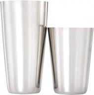 upgrade your mixology game with barfly superfly tin set: heavyweight stainless steel cocktail shakers (18 oz and 28 oz) logo