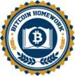bitcoin homework cryptocurrency education 로고