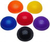 pair of hedgehog-styled balance pods for improved stability and coordination in kids and adults by bintiva logo