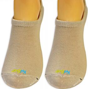 img 2 attached to Comfortable Gel Heel Socks For Kids With Heel Sensitivity: Effective Solution For Severs Disease And Plantar Fasciitis