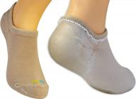 comfortable gel heel socks for kids with heel sensitivity: effective solution for severs disease and plantar fasciitis logo