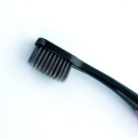 img 1 attached to Ultrafine Oral Care Toothbrush with Activated Charcoal Bristles