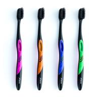 ultrafine oral care toothbrush with activated charcoal bristles logo