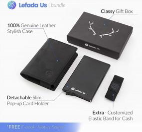 img 3 attached to 🔒 Lefada Us Minimalist Blocking Aluminum: Stylish Protection for Your Cards and Identity