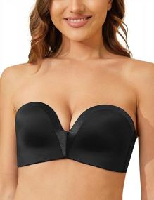 img 4 attached to Red Carpet 8-Way Convertible Straps: Winsglove Women'S Full Figure Wirefree Multiway Push Up Bra