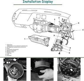 img 2 attached to 🚗 Nissan Frontier/Pathfinder/Xterra A/C Blower Motor Assembly (2005-2017/2005-2012/2005-2015) - High-Quality Replacement Part