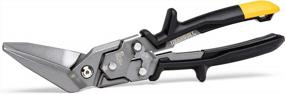img 4 attached to ToughBuilt Long Cut Aviation Snips - Offset Design With One Handed Lock Operation - TB-H4-60-SOL