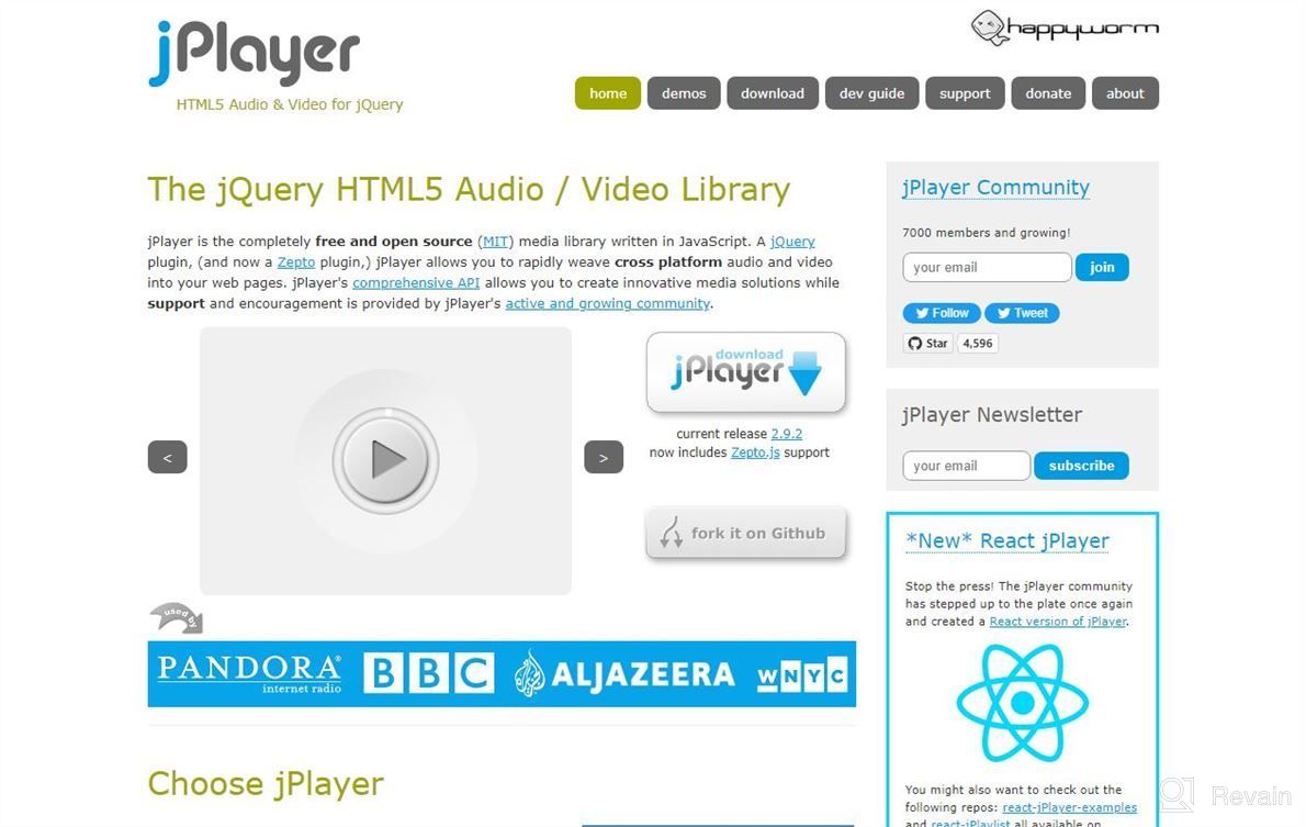 img 1 attached to jPlayer review by Ricardo Mercado