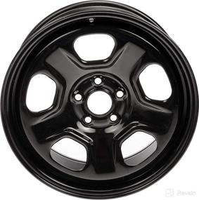 img 3 attached to Enhance Your Ford Model with Dorman 939-192 18 x 8 In. Black Steel Wheel