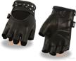 driving gloves studded versions fingerless logo