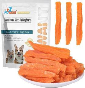 img 4 attached to Grain-Free Sweet Potato Dog Treats No Rawhide - Small & Large Dogs Training Snacks 1 Lb/454G