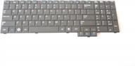 eathtek black us layout keyboard replacement for samsung r and rv series logo