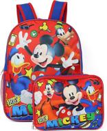 16-inch mickey mouse 🎒 backpack with removable lunch box логотип