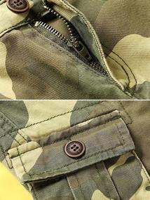 img 3 attached to Mesinsefra Cargo Pants Adjustable Pocket Boys' Clothing at Pants
