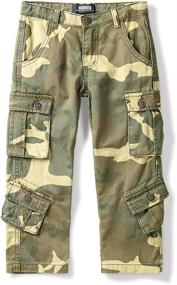 img 4 attached to Mesinsefra Cargo Pants Adjustable Pocket Boys' Clothing at Pants