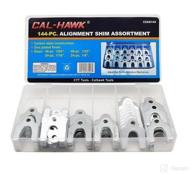 🧩 144 piece suspension alignment shim assortment: camber toe, 1/64", 1/32", 1/16", 1/8 logo