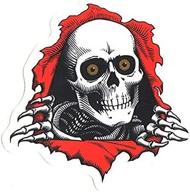 наклейка на скейтборд powell peralta ripper graphic логотип