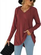 lylinan womens fall fashion: lightweight hoodies, long sleeve shirts & tunics sweatshirts logo