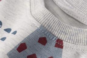 img 2 attached to Toddler Sweatshirts Pullover Dinosaur Graphic Boys' Clothing : Fashion Hoodies & Sweatshirts