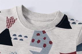 img 3 attached to Toddler Sweatshirts Pullover Dinosaur Graphic Boys' Clothing : Fashion Hoodies & Sweatshirts