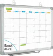 stay organized throughout the month with jiloffice's double sided dry erase calendar board logo