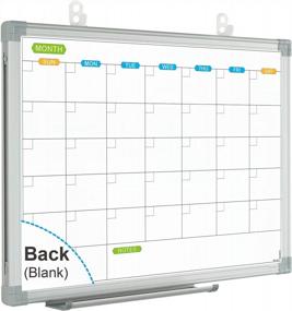 img 4 attached to Stay Organized Throughout The Month With JILoffice'S Double Sided Dry Erase Calendar Board