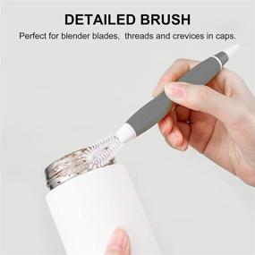 img 1 attached to 🧹 Setsail Deep Clean Brush Set: Powerful Cleaning Brushes for Kitchen, Appliances, Grout, and Narrow Spaces - Effective Scrubbing for Tile Lines, Window Tracks, and More