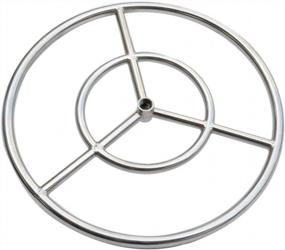 img 2 attached to 24-Inch Double Ring Stainless Steel Fire Pit Burner - Onlyfire